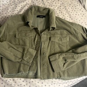 Green corduroy jacket from F21 !!! In good condition